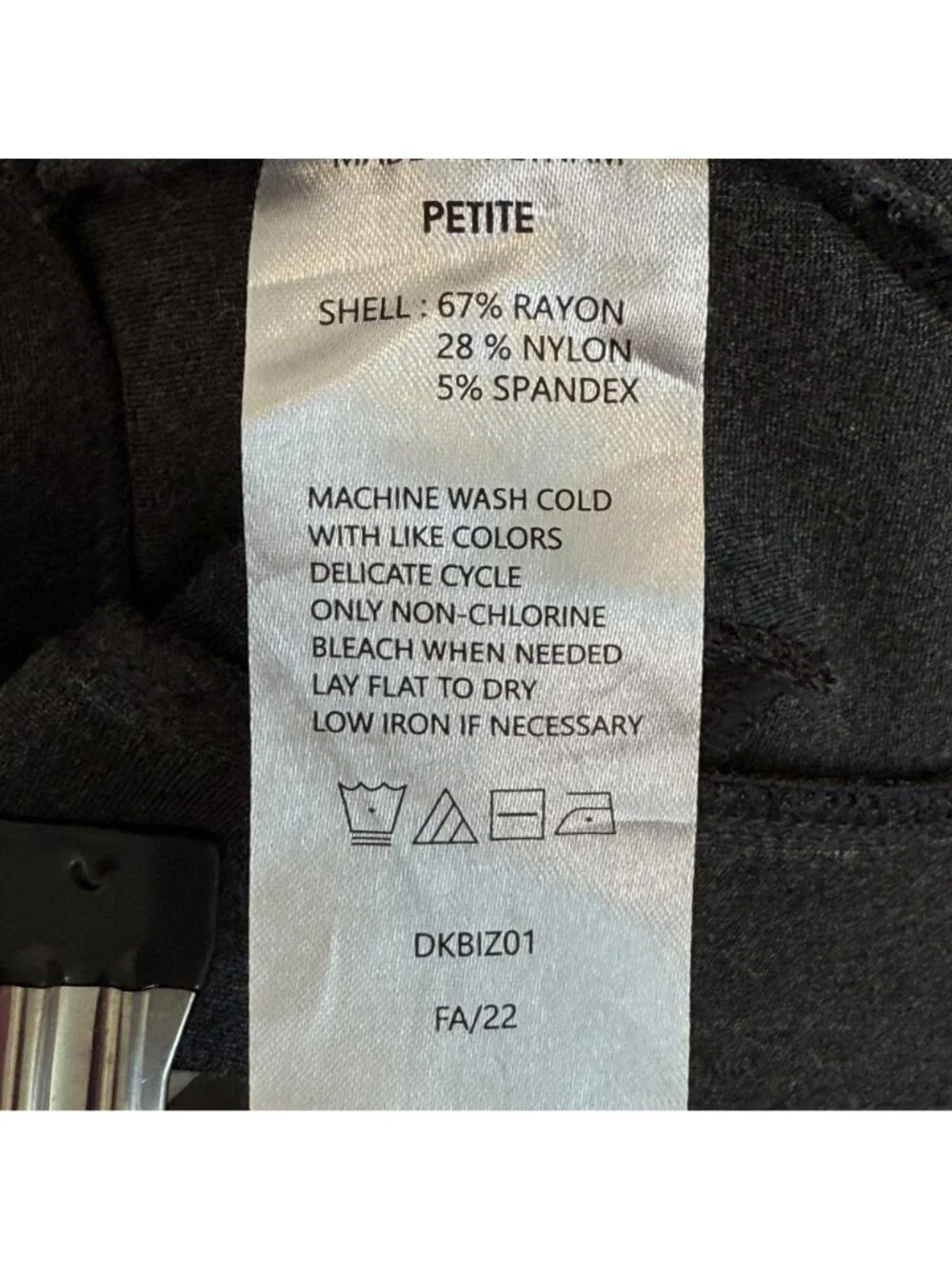 Quince Gray Heather Straight Leg Ponte Pants, M